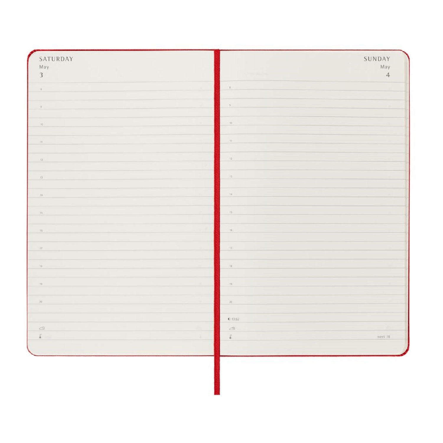 Moleskine 2024 Daily Planner, Soft Cover, Large (5" X 8.25"), Black