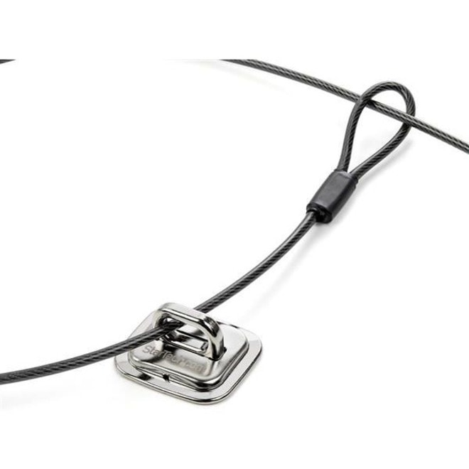 Plaque D'Ancrage De Sécurité Pour Cadenas – Alliage De Zinc, 51,6 X 46,9 Mm | Fixation Bureau Pour Protéger Ordinateur Portable, Équipement