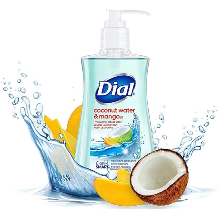 Dial Coconut Water Mango Hydrating Liquid Hand Soap Coconut Water Mango ScentFor 7.47 fl oz 221 mL Hand 1 Each Grand Toy