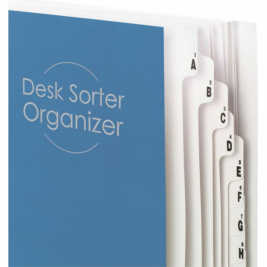 Smead Desk File/Sorter - 20 x Divider(s) - Character - A-Z - Legal - 8. ...