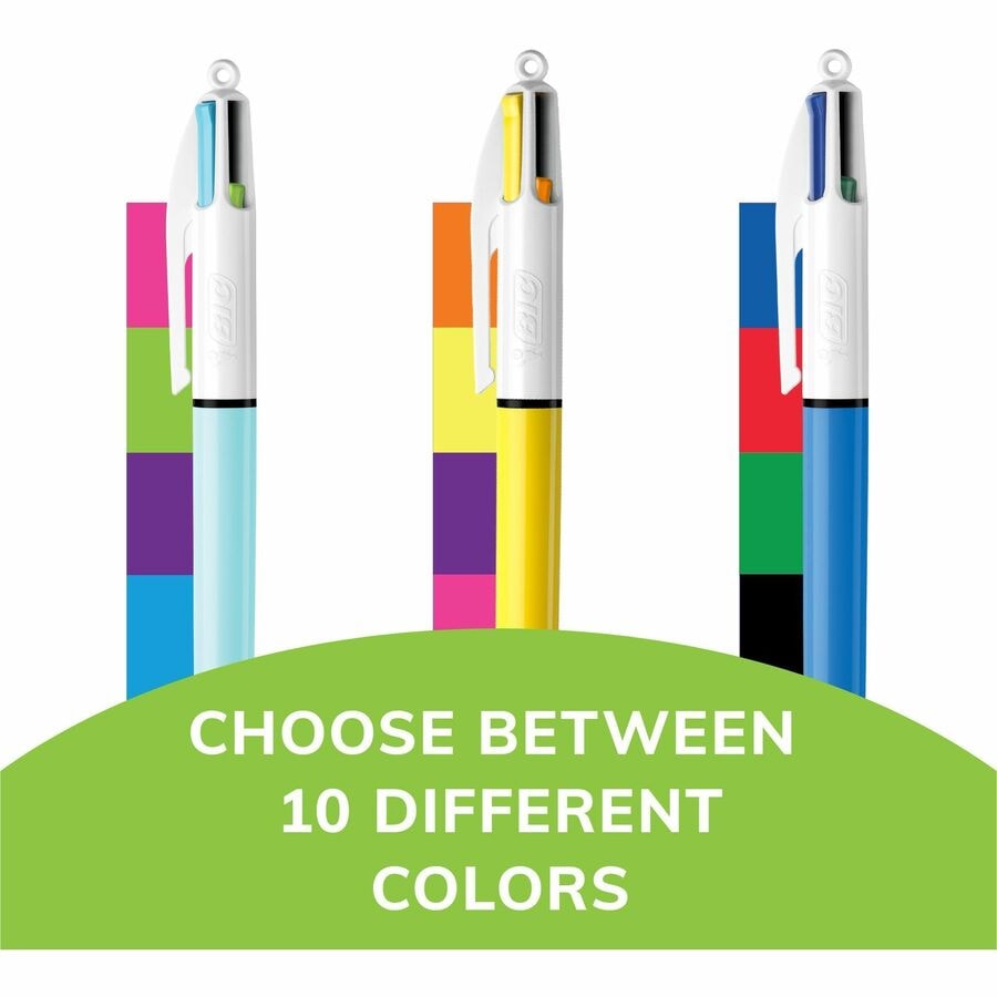 BIC 4-Color Original Retractable Ball Pens, Medium Point (1.0mm), 1-Pen main image 1