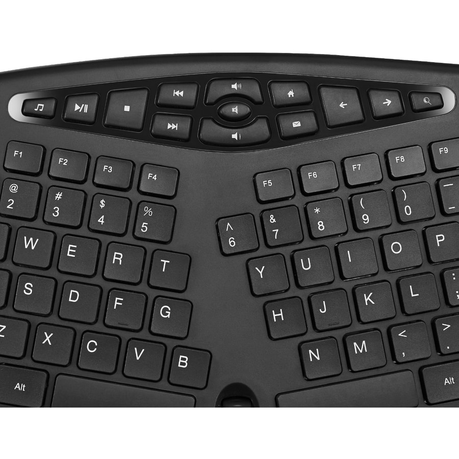 Adesso TruForm Ergonomic Desktop Keyboard - Cable Connectivity - USB ...