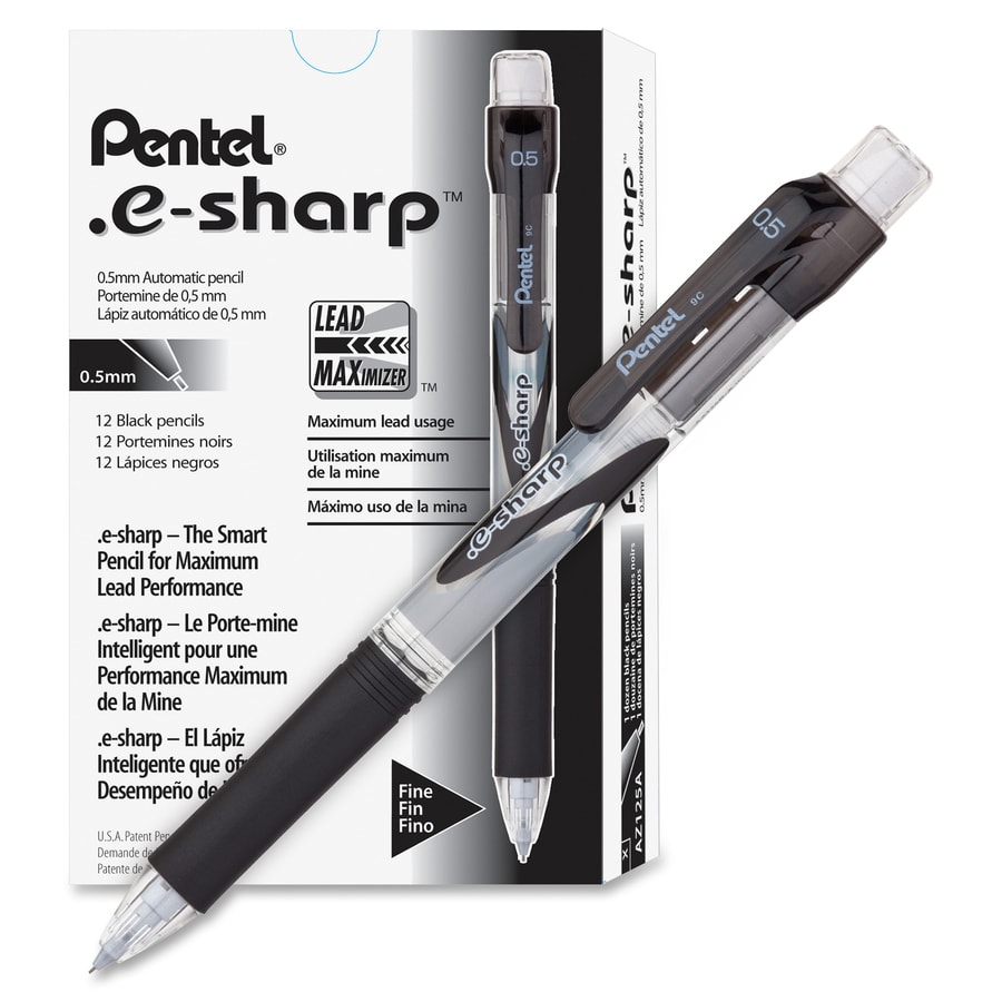 Pentel E-Sharp Mechanical Pencils - 0.5 mm (0.02