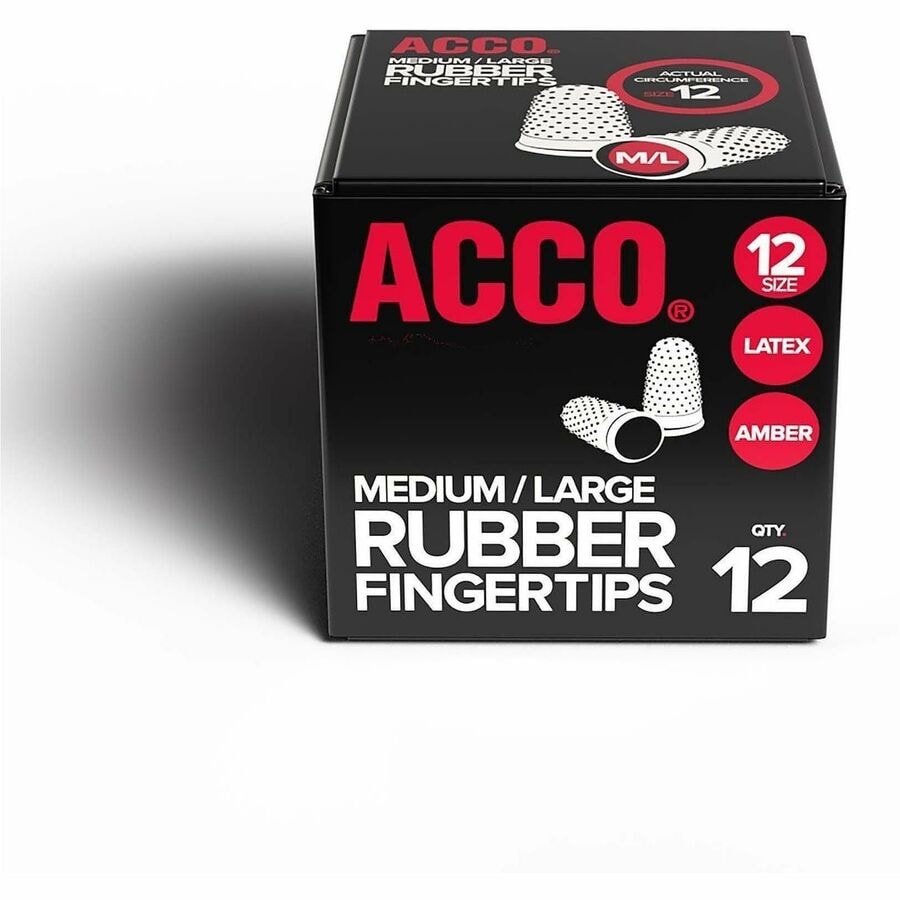 Cosco Rubber Fingertip Pads 12 Count Medium Soft Durable - View #12