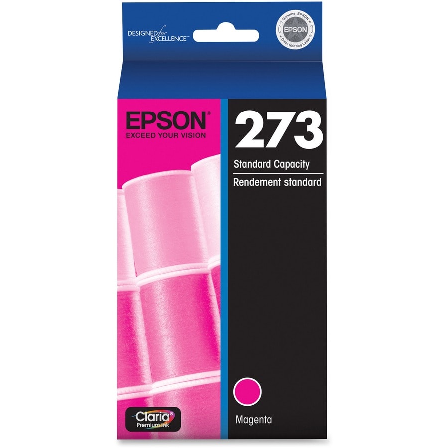 Standard Ink Epson Claria 273 Original Standard Yield Inkjet Ink Cartridge - Magenta ...