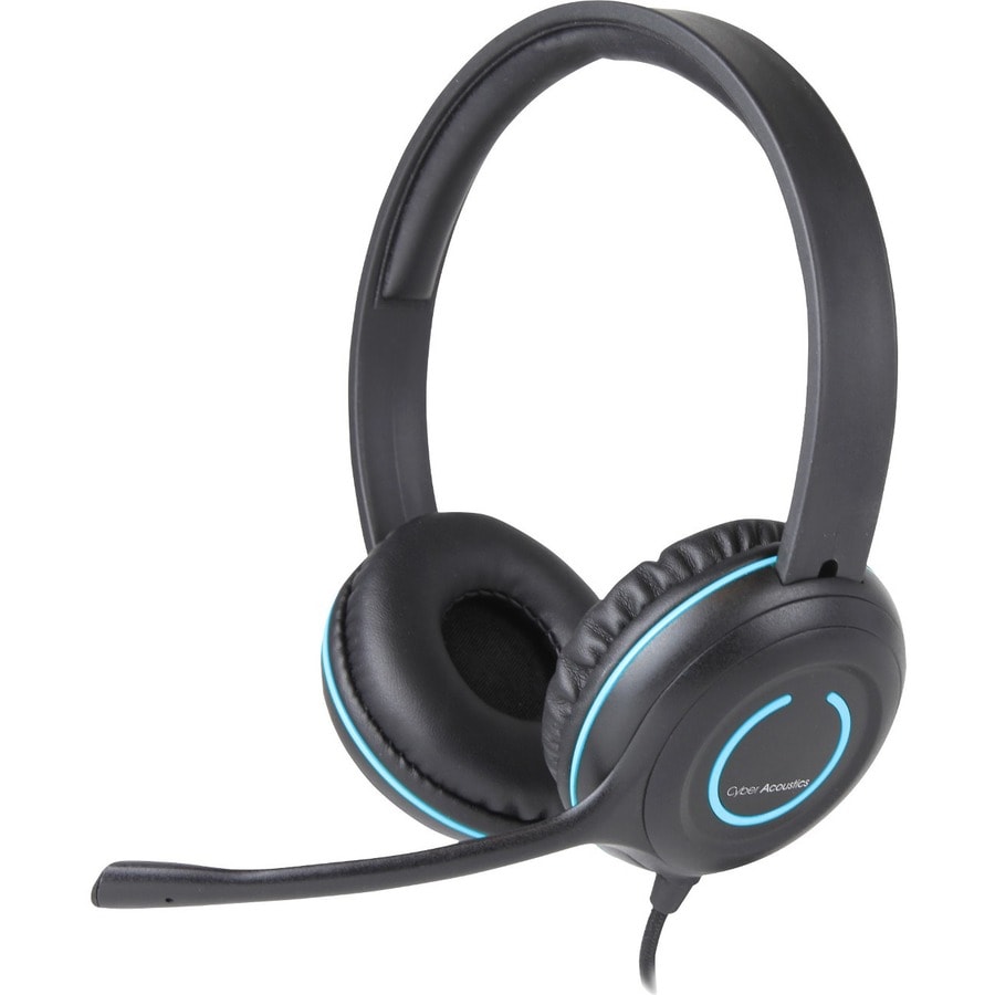 Produktbild von Cyber Acoustics Kopfhörer - Binaural Kopfband Schwarz Für PC & Musik