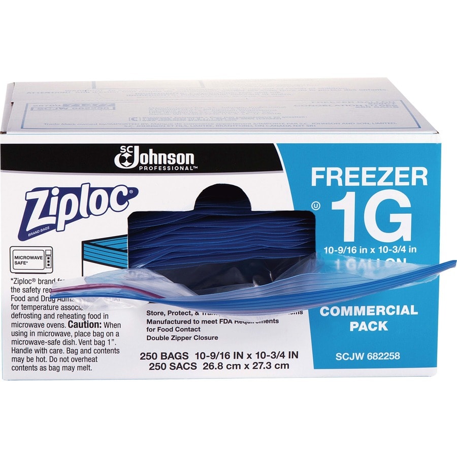 Ziploc Freezer Bag - Large Size - 3.79 L Capacity - 10.56