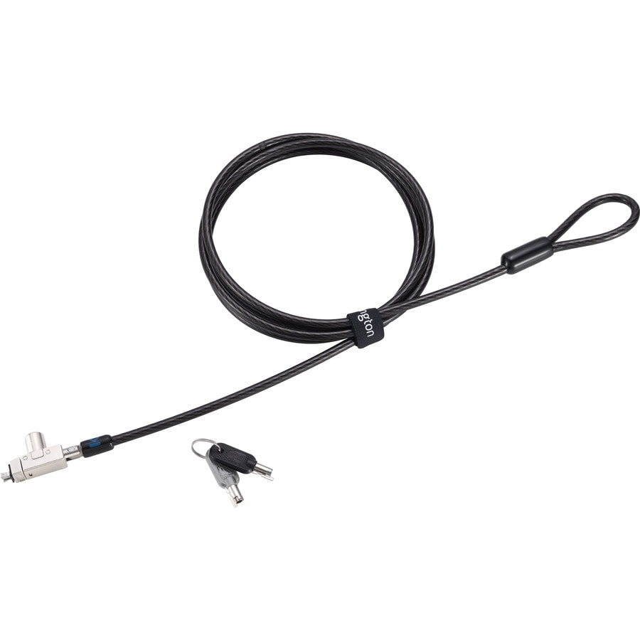 Kensington Slim N17 2.0 Keyed Laptop Lock for Wedge-Shaped