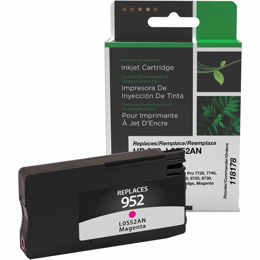 CIG Remanufactured Inkjet Ink Cartridge HP 952, HP L0S52AN - Magenta ...
