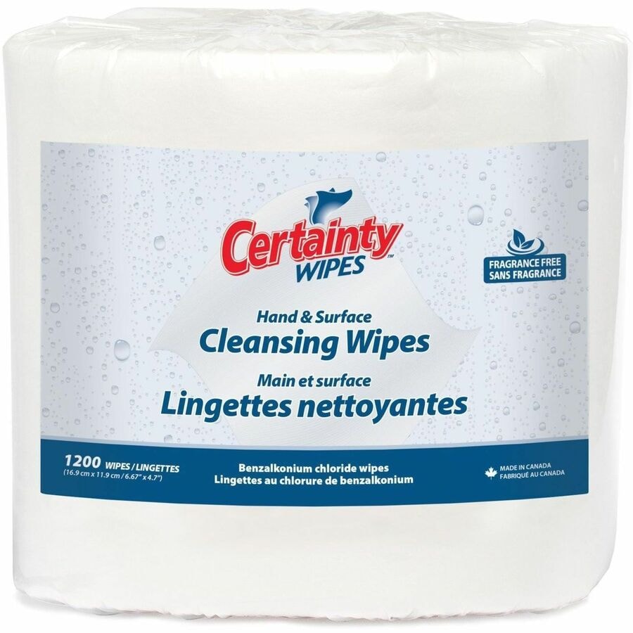 Certainty Cleaning Wipe - Wipe - Alcohol-free, Fragrance-free, Pre ...