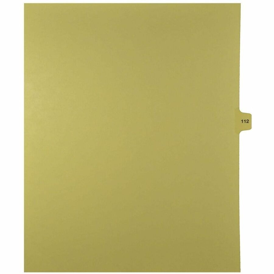 Tab Marks Manufacturing Mark Maker Legal Index Tabs, 1/15th Cut, With Individual Number, Letter ...