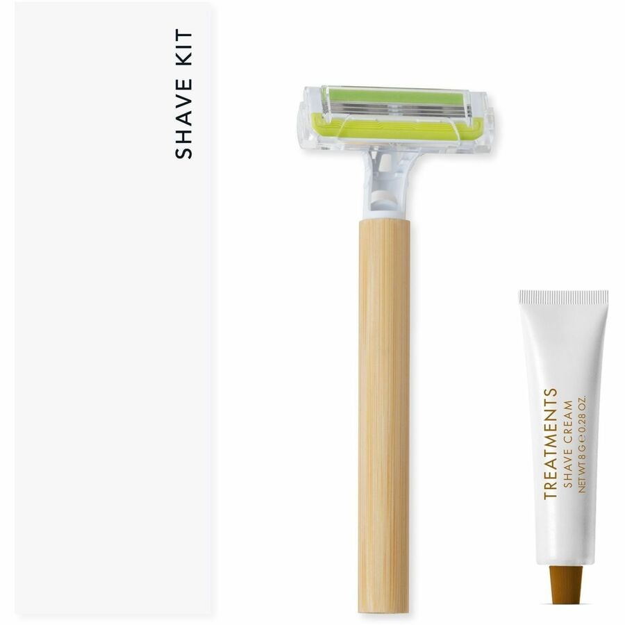 Hunter Amenities LUX Pivoting Triple-Blade Razor + 8g Shave cream ...