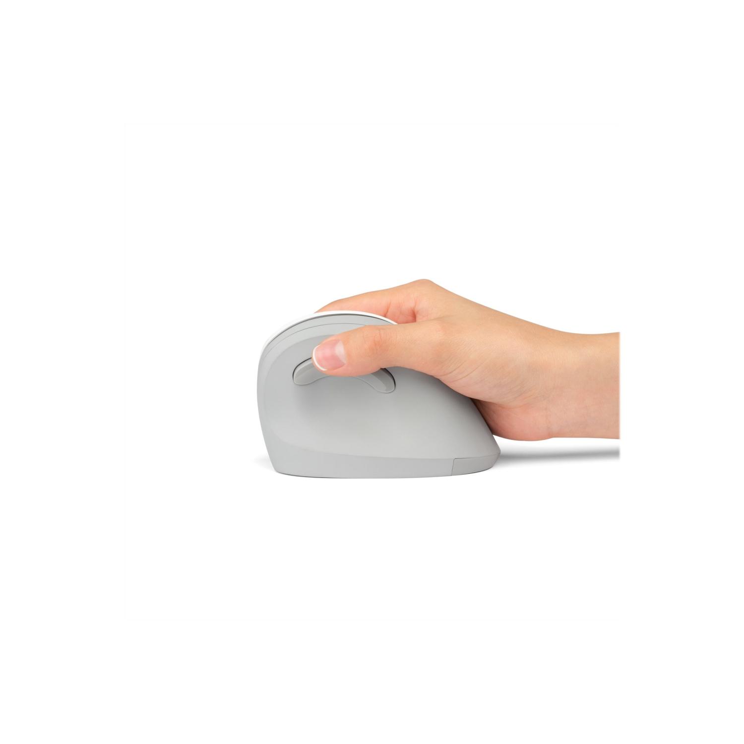 Kensington Pro Fit Ergo Vertical Wireless Mouse - vertical mouse - gray