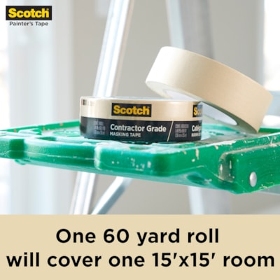 Scotch® General Purpose Masking Tape, 36 mm x 55 m (1.4 in x 60 yd) FOR GENERAL PURPOSE 