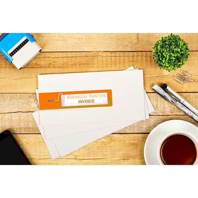 Avery 22845 Durable Wraparound Labels, White, 9 3/4