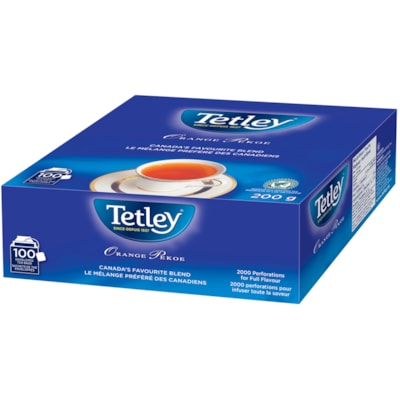 Tetley Tea Orange Pekoe Tea, 100/BX  