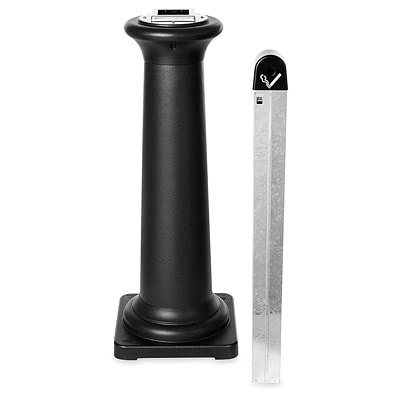 Rubbermaid Commercial Groundskeeper Tuscan Receptacle, 13 X 13 X 38-3/8
