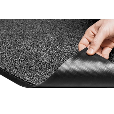 Mat Tech Cross-Over Premium Wiper/Scraper Mat, Charcoal, 3' x 5'  