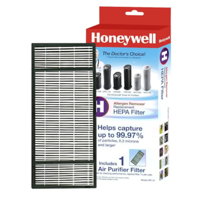 Honeywell True HEPA Air Purifier Replacement Filter (H) HELPS CAPTURE 99.97% PARTICLES INCLUDES 1 AIR PURIFIER FILTER