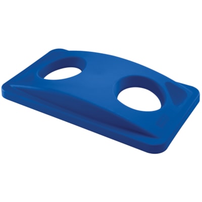 Couvercle pour bouteilles et canettes Slim Jim Rubbermaid À BOUTEILLES & CANNETTES  BLEU 