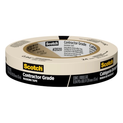 Scotch® General Purpose Masking Tape, 24 mm x 55 m FOR GENERAL PURPOSE 