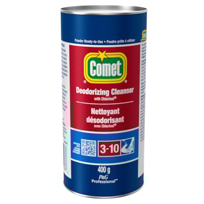 Nettoyant désodorisant en poudre avec Chlorinol Comet, 400 g WITH CLORINOL 