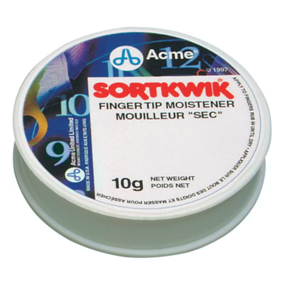Westcott Sortkwik Fingertip Moistener, 10 g 10GR 