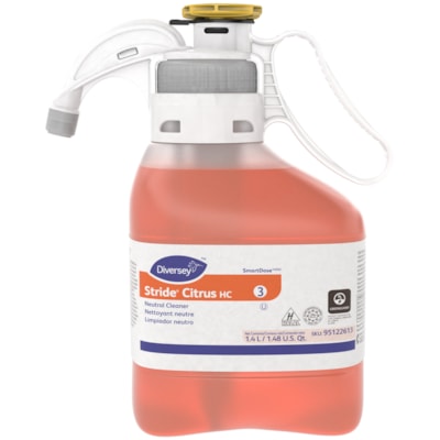 Nettoyant neutre avec système SmartDose Stride Citrus Diversey, 1,4 l SMARTDOSE 