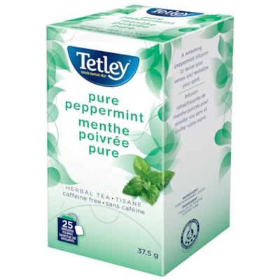 Tetley Tea Pure Peppermint Tea, 25/BX  