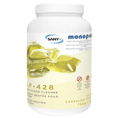 Nettoyant neutre pour planchers MonoPOD Sany+, emb. de 50 capsules  