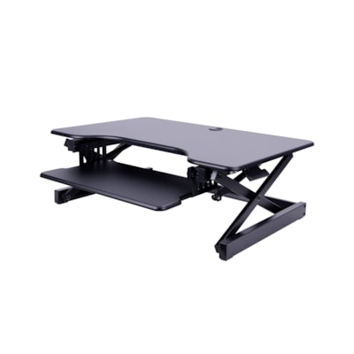Rocelco 32" Sit-to-Stand Desk Riser, Black esk Riser 