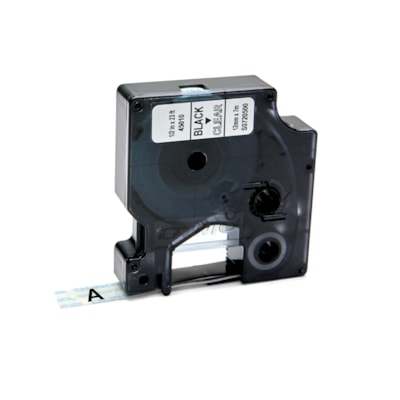 Cassette de ruban pour étiqueteuse D1 DYMO, impression noir sur transparent, 12 mm x 7 m POUR LABELMAKER 12MM 23PI DYMO 1000 2000 3500 4500 5000