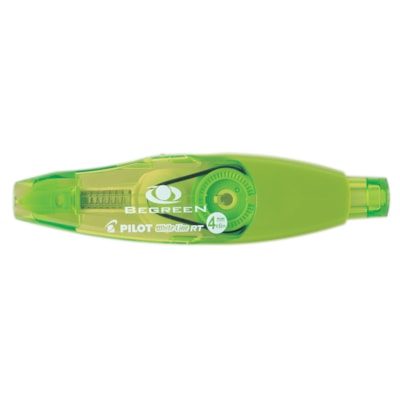 Pilot Begreen Retractable and Refillable White Line RT Correction Tape, Box of 10 RETRACTABLE REFILLABLE
