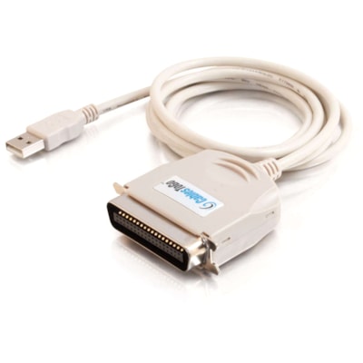 C2G USB To PARALLEL ADAPTER - Type A Male, Centronics Male - 1.83m - Beige ADPTR 