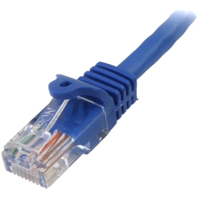 StarTech.com 75 ft Cat5e Blue Snagless RJ45 UTP Cat 5e Patch Cable - 75ft Patch Cord - Make Fast Ethernet network connections using this high quality Cat5e Cable, with Power-over-Ethernet capability - 75ft Cat5e Patch Cord - 75 ft Cat 5e Patch Cable - RJ45 Patch Cable - Snagless Patch Cable - RJ-45  nections using this high quali ty Cat5e Cable  with