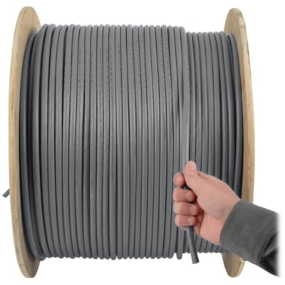 Tripp Lite N020-01K-GY Cat5e Bulk Cable - 1000ft - Gray e PVC Cable - Gray  1000-ft. TAA