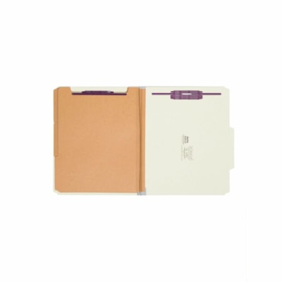 Smead - SafeSHIELD 2/5 Onglet coupé format lettre Recyclé Chemise de classification - 8 1/2 po (215,90 mm) x 11 po (279,40 mm) - 3 po (76,20 mm) Extension - 2 x 2S Attache(s) - 2 po (50,80 mm) pour Dossier - Haut Position supérieure - Droite du centre Position d'onglet - 3 S&eac SAFESHIELD  FASTENERS 3 DIVIDERS/3" EXPANSION