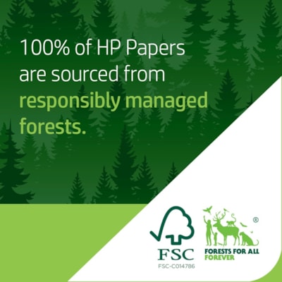 HP Papers - Papier de copie et à usages multiples 112400 - 100 Luminosité - format lettre - 8 1/2 po (215,90 mm) x 11 po (279,40 mm) - 24 lb (10886,22 g) Poids de Base - Lisse - Double face, Heavyweight, Sans bourrage, Sans acide - Blanc - 500 / Ramette 24 LBS BL:96 500 FEUILLES/PQT 