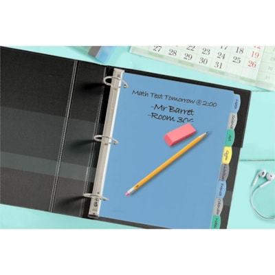 Avery® Big Tab(tm) Write & Erase Plastic Dividers, 8 tabs, 1 set - 8 x Divider(s) - Write-on Tab(s) - 8 - 8 Tab(s)/Set - 8.50" (215.90 mm) Divider Width x 11" (279.40 mm) Divider Length - 3 Hole Punched - Multicolor Plastic Divider - Multicolor Plastic Tab(s) - 8 / Set REFERENCE DIVIDERS 1 SET/PKG 