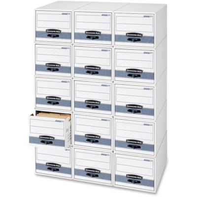 Stor/Drawer® Steel Plus(tm) - Letter - Internal Dimensions: 12.50" (317.50 mm) Width x 23.25" (590.55 mm) Depth x 10.38" (263.52 mm) Height - External Dimensions: 14" (355.60 mm) Width x 25.5" (647.70 mm) Depth x 11.5" (292.10 mm) Height - Media Size Supported: Letter - Heavy Duty - Stackable RE-ENFORCED STORAGE DRAWER LTR SZ  65% REC / 59% PCW