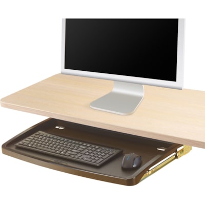 Plateau pour clavier/souris Kensington - hauteur de 4 po (101,60 mm) x largeur de 26 po (660,40 mm) - Noir - 1 3M  NOIR  26 PO  REPOSE-POIGN EN GEL AVEC SUPPORT A SOURIS