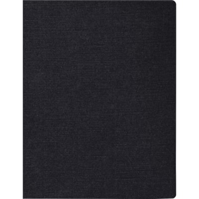 Fellowes - Couvertures de présentation en lin surdimensionnées Expressions - hauteur de 11,3 po (285,8 mm) x largeur de 8,8 po (222,3 mm) x profondeur de 0,1 po (1,5 mm) - Pour 8 3/4 po (222,25 mm) x 11 1/4 po (285,75 mm) Feuilles - Noir - Lin - 200 / emballage OVERSIZED LETTER BLACK; 200 PACK