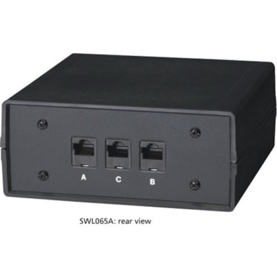 Black Box Manual Desktop Switch - RJ45 2-to1 CAT5 Ethernet 10 Mbps - 3 Ports - Ethernet - 10Base-T - 2 Layer Supported - Lifetime Limited Warranty bps Manual Desktop Switch  TAA 
