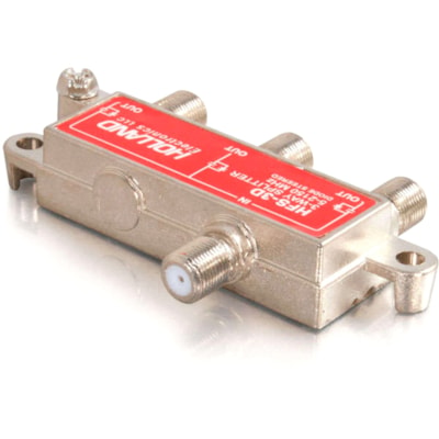 C2G 3-Way High-Frequency Splitter - Silver uency Splitter - Color: Silver 