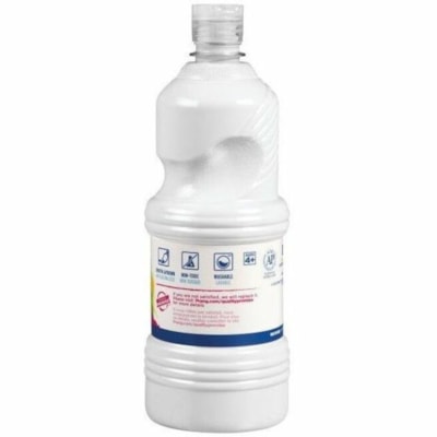Prang - Gouache - Blanc - 946,35 mL - Lavable - 1 chaque PRETE A L'UTILISATION BLANC  32OZ