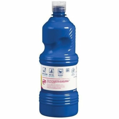 Dixon - Gouache - 1 Couleur(s) - Bleu - 2 lb (907,18 g) - Lavable - 1 chaque PRETE A L'UTILISATION BLEU  32OZ