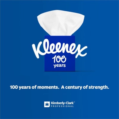 Mouchoir Professional Kleenex - 2 Pli - Blancboîte - 100/boîte - 36 / Carton BOÎTE DE 100 