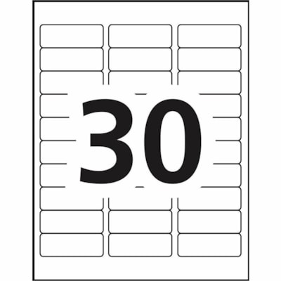 Avery® High Visibility Neon ID Labelsfor Laser and Inkjet Printers, 1" x 2-5/8" , Neon Pink - 1" (25.40 mm) Height x 2 5/8" (66.68 mm) Width - Permanent Adhesive - Rectangle - Laser - Neon Pink - Paper - 30 / Sheet - 25 Total Sheets - 750 Total Label(s) - 750 / Pack 2-5/8X1 750LABELS/ENVELOPE 