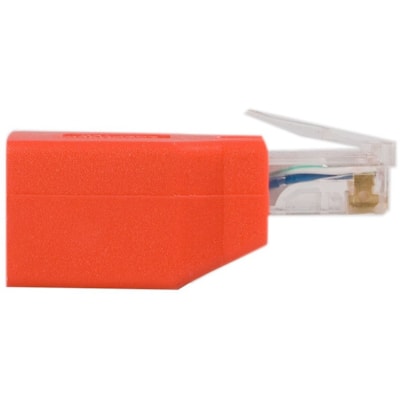 StarTech.com Crossover adapter - RJ-45 (M) - RJ-45 (F) - Gigabit - ( CAT 6 ) - red - Convert a Cat 6 Ethernet cable into a Gigabit capable Crossover cable emale Right Gender - RJ-45 Rig ht Connector - RJ-45