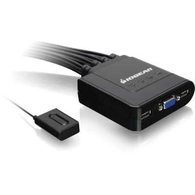 IOGEAR USB KVM Switch - 4 x 1 - 4 x HD-15 Video, 4 x Type A USB - Desktop ITCH 